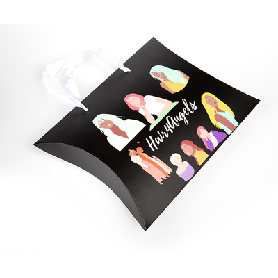 কেনা Custom Printed Pillow Boxes with Handle – Luxury Packaging for Wigs, Hair Extensions & Accessories online manufacture