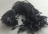 White Plastic Clohting Tag String Black Stock Hang Tag With Bullet Clasp Manufacturer