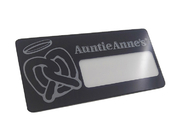 Engraved Employee Name Tag Badges Insert Paper Printing Magnetic Type