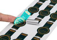 Aluminum Metal Custom Vinyl Stickers , Self Adhesive Labels For Electronic Products