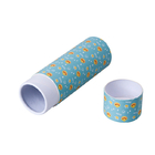 Recyclable Carboard Packaging Boxes Printed Colored Cylinder Type For Christmas