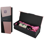 Luxury Wine Bottle Cardboard Boxes Multi Purpose Elegant Non Toxic Material Debossing