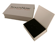 Electronic Cardboard Presentation Box Hanger Flock Inside Laid Finish Gift Packaging Boxes