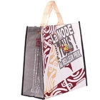 Foldable Non Woven Packaging Bags , Laminated Grocery Tote Bags Custom Printed