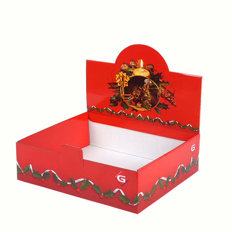 Cheap Folded Products Display E-Flute Corrugated Cardboard Box Printing