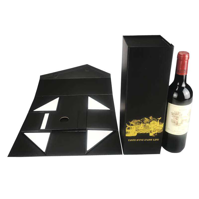 Logo Printing Wine Bottle Boxes Packaging Wine Gift Box Cardboard Wholesale Wine Boxes For Sale