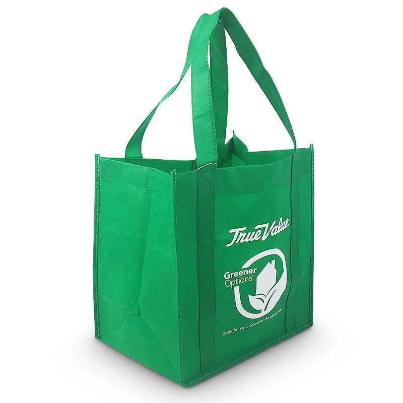 Custom Non Woven Budget Shopper Tote Bag non woven grocery bags With Brand Logo