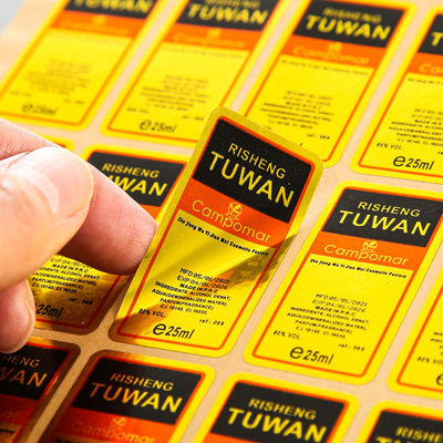 ভালো দাম কাস্টম প্রিন্টেড গোল্ড ফয়েল স্টিকার, এমবসড মেটালিক লেবেল ও কাস্টম মেটালিক স্টিকার অনলাইন